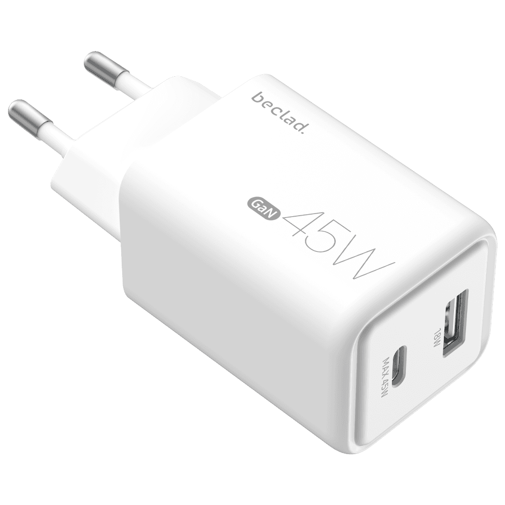 beclad. Basic 45W 2-Port Charger (C+A Max 45W)