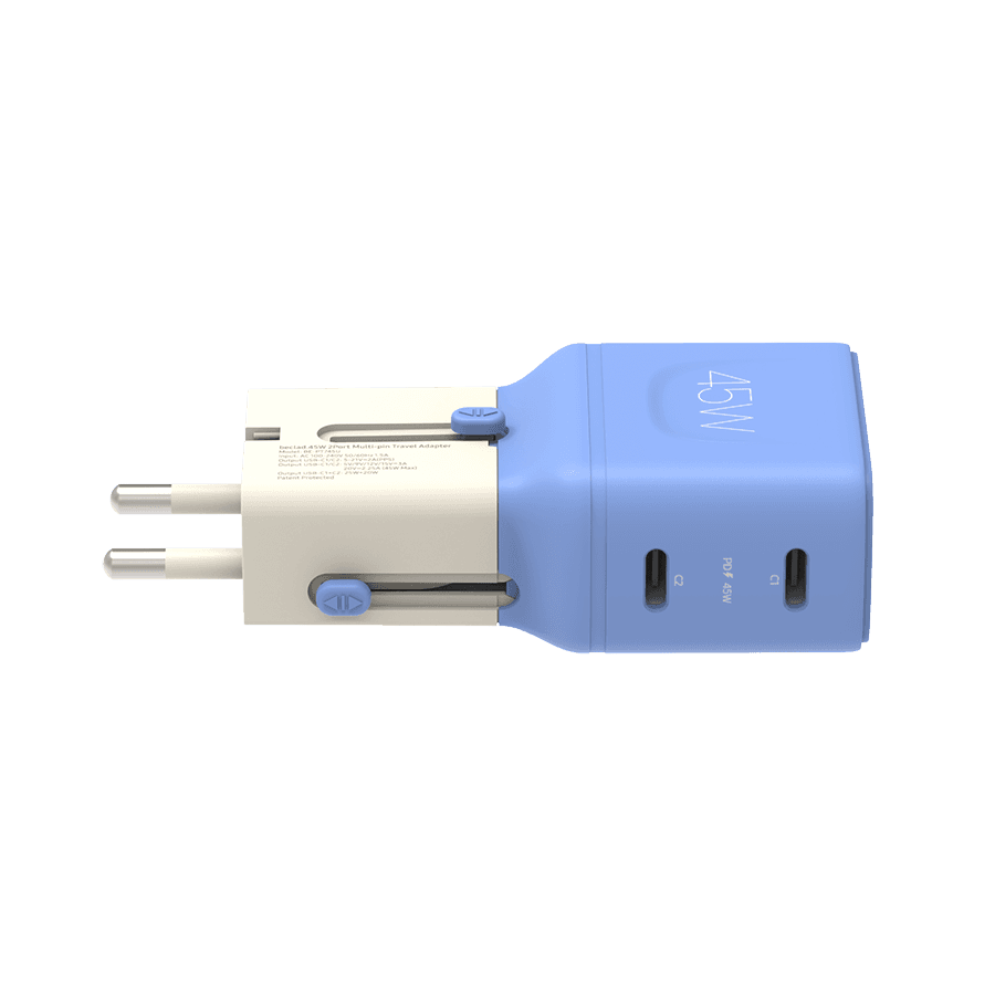 beclad. Universal 45W Travel Charger (2-Port)
