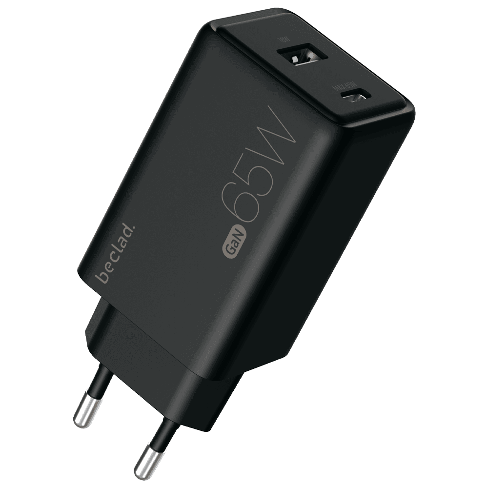 beclad. Basic 65W 2-Port Charger (C+A)