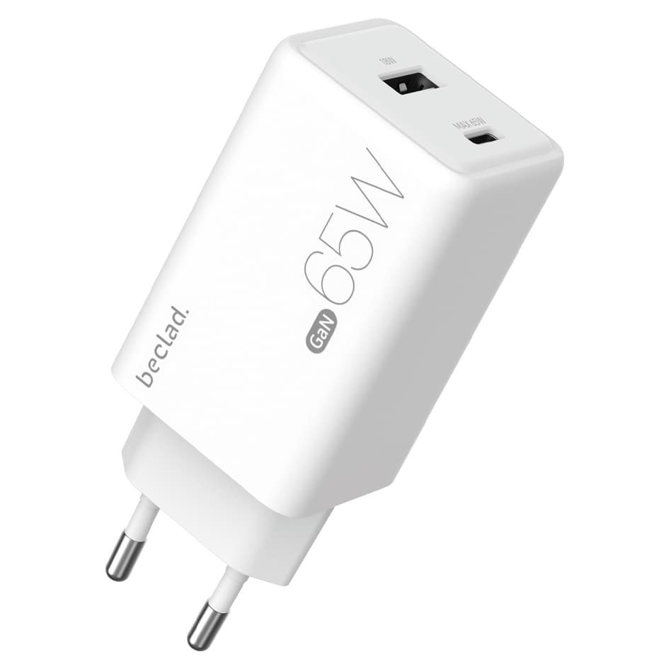 beclad. Basic 65W 2-Port Charger (C+A)
