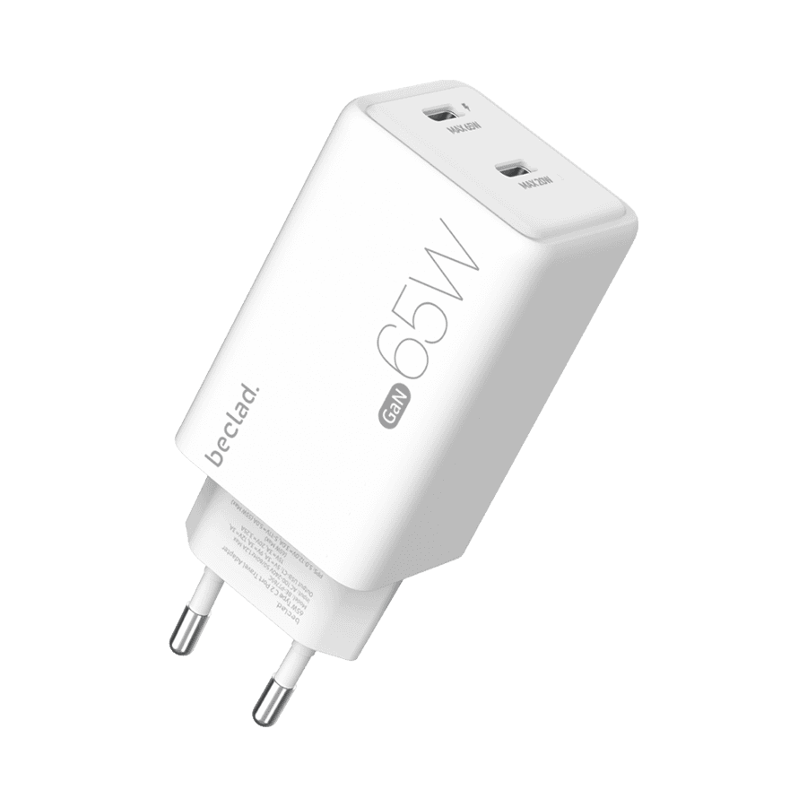 beclad. Basic 65W 2-Port USB-C Charger