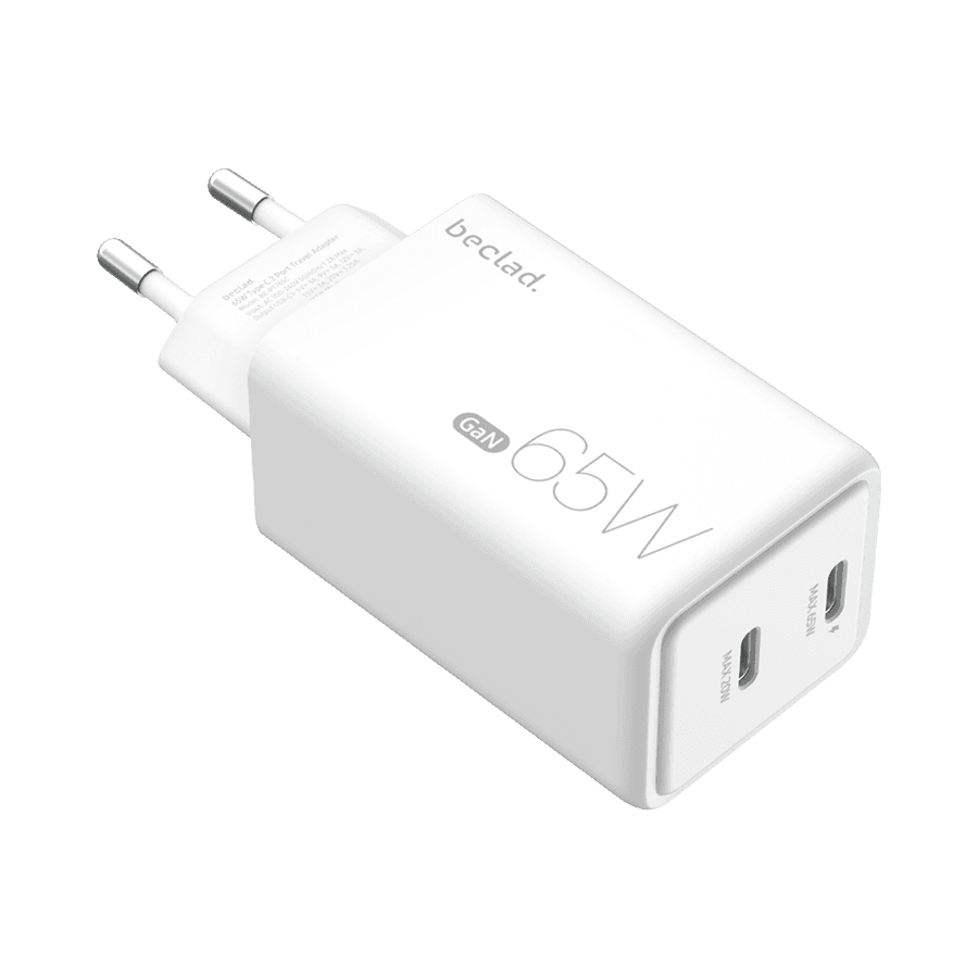 beclad. Basic 65W 2-Port USB-C Charger