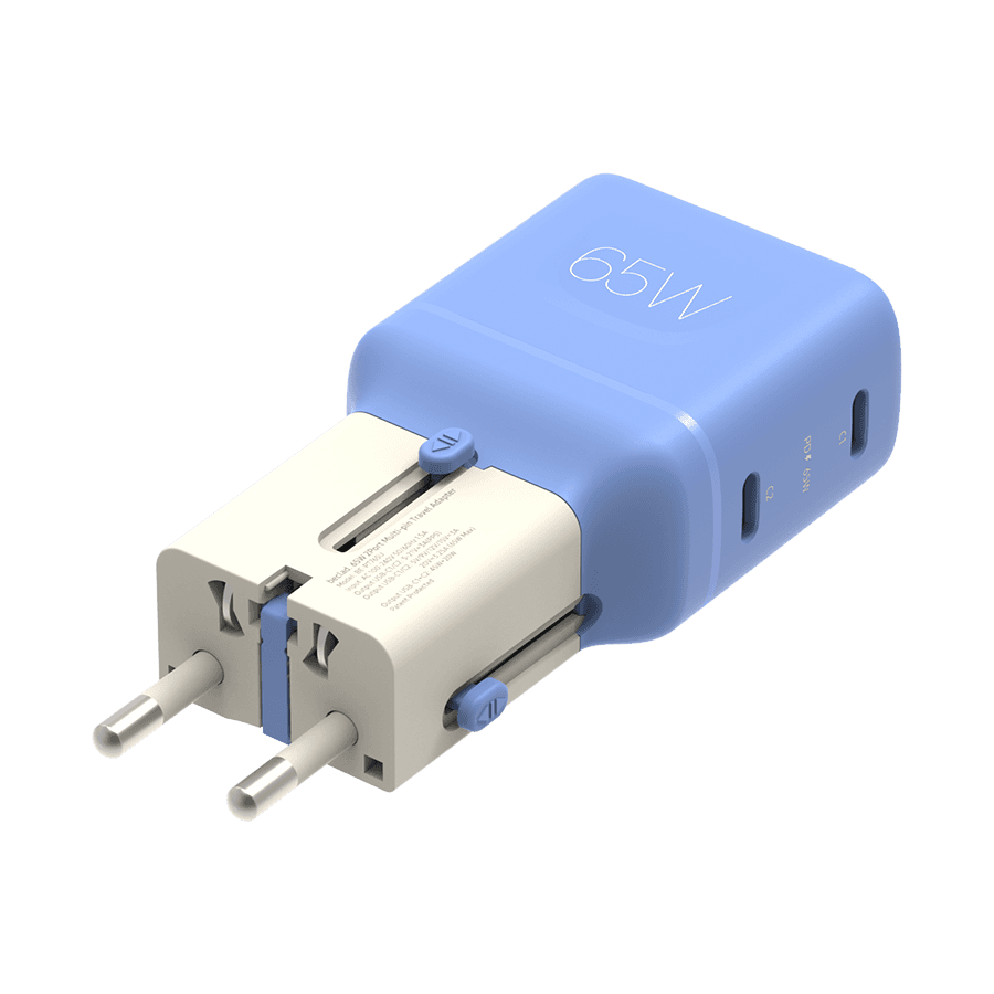 beclad. Universal 65W Travel Charger (2-Port)