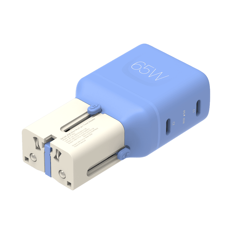 beclad. Universal 65W Travel Charger (2-Port)